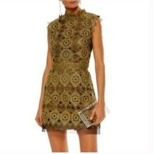 Catherine Deane Kate Dress Lave Antique Gold US 2